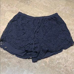 Abercrombie Lace Shorts.